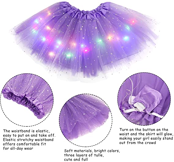 GlowFête™ LED Tutu Skirt — Ignite Endless Joy and Shine Like a Star Everywhere You Go