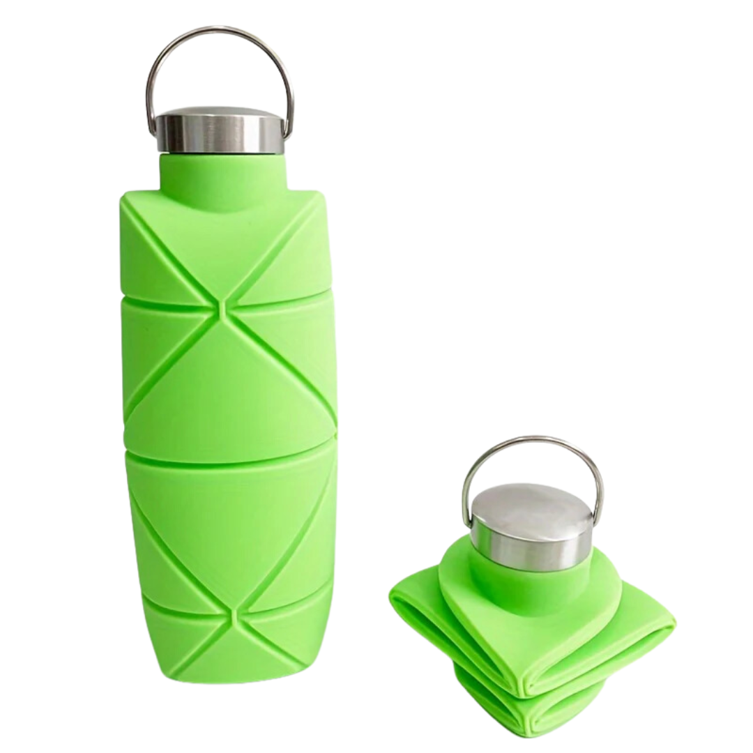 Portable Silicone Water Bottle – 750 ML, Leak-Resistant & Eco-Conscious
