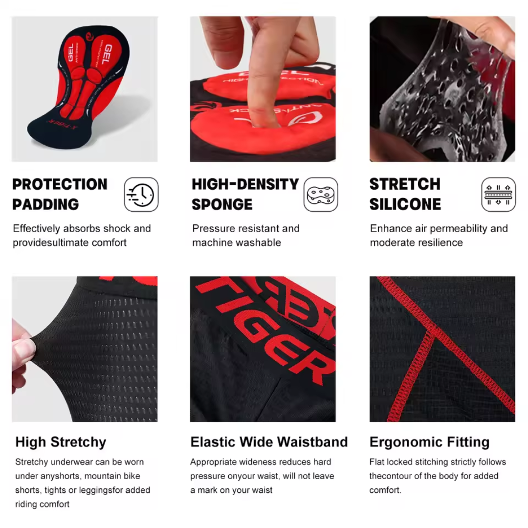 Short Cycling Tights – Enhanced Comfort with Gel Padding