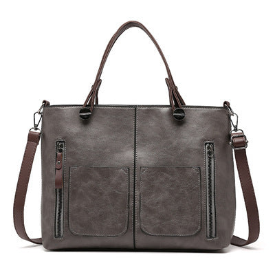 Chic Retro-Inspired Handbag for Women with Adjustable Strap