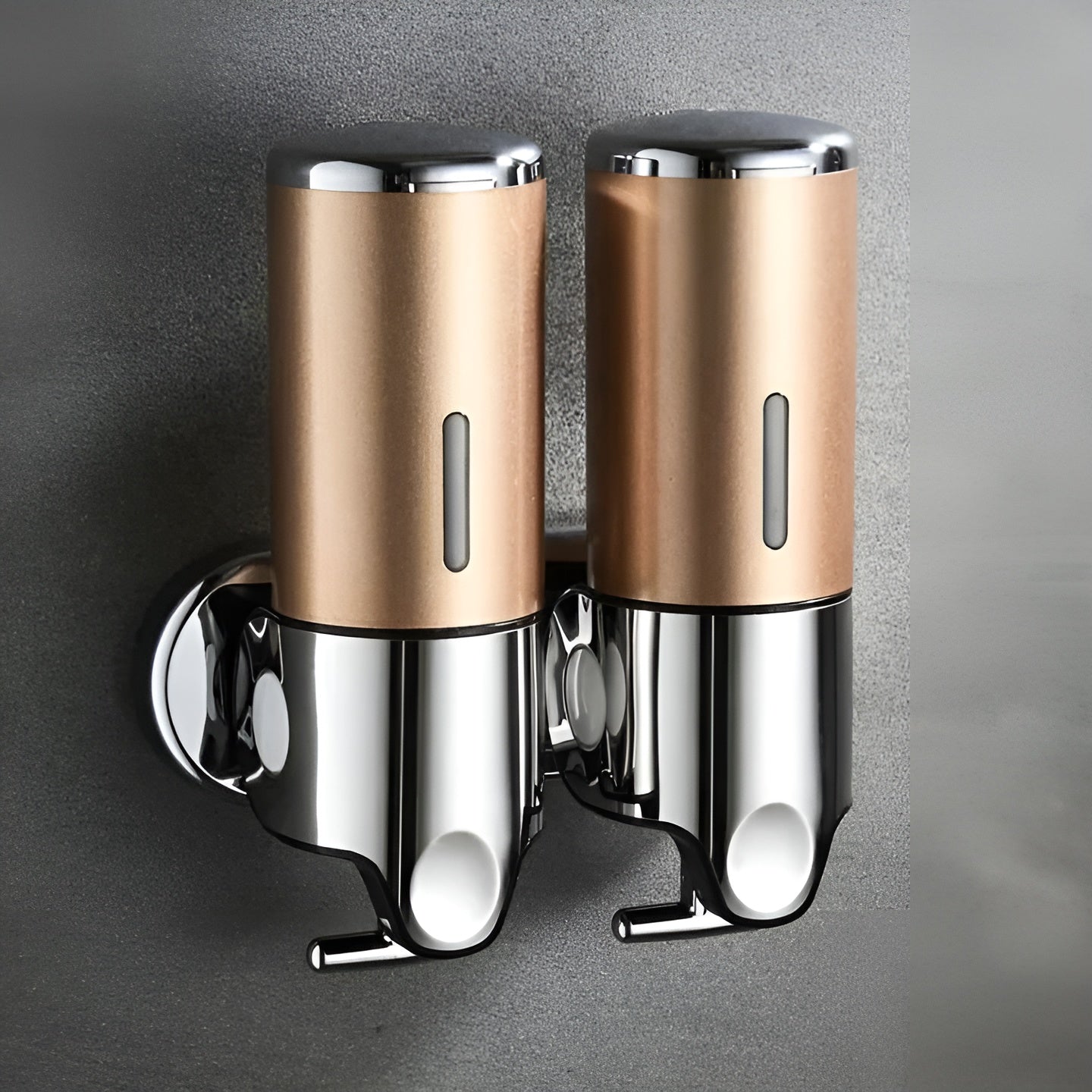 Elegant Wall-Mounted Soap Dispenser for a Chic Bathroom