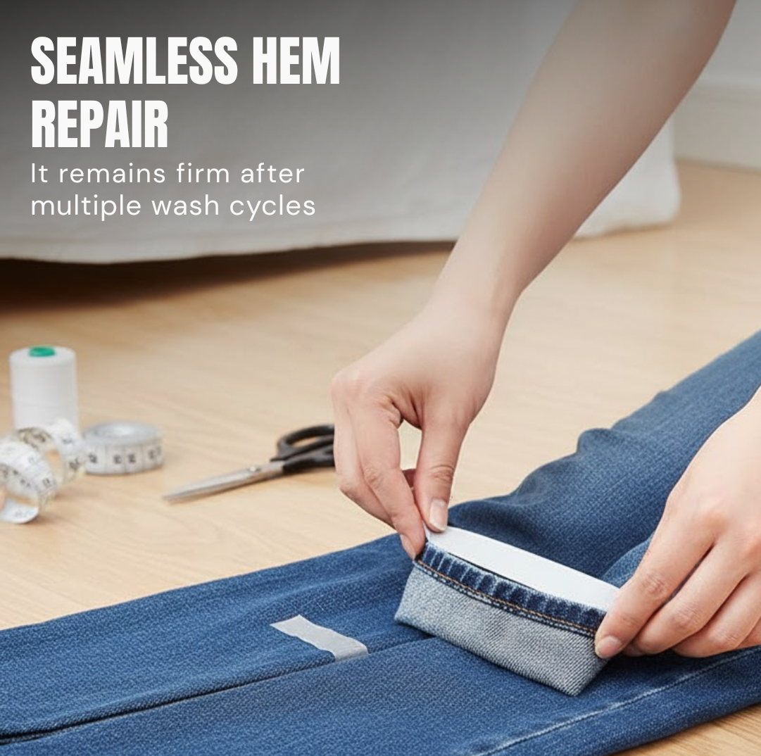 FlexiSeal™ — Effortless, No-Sew Hems That Fit Like They’re Tailored Just for You