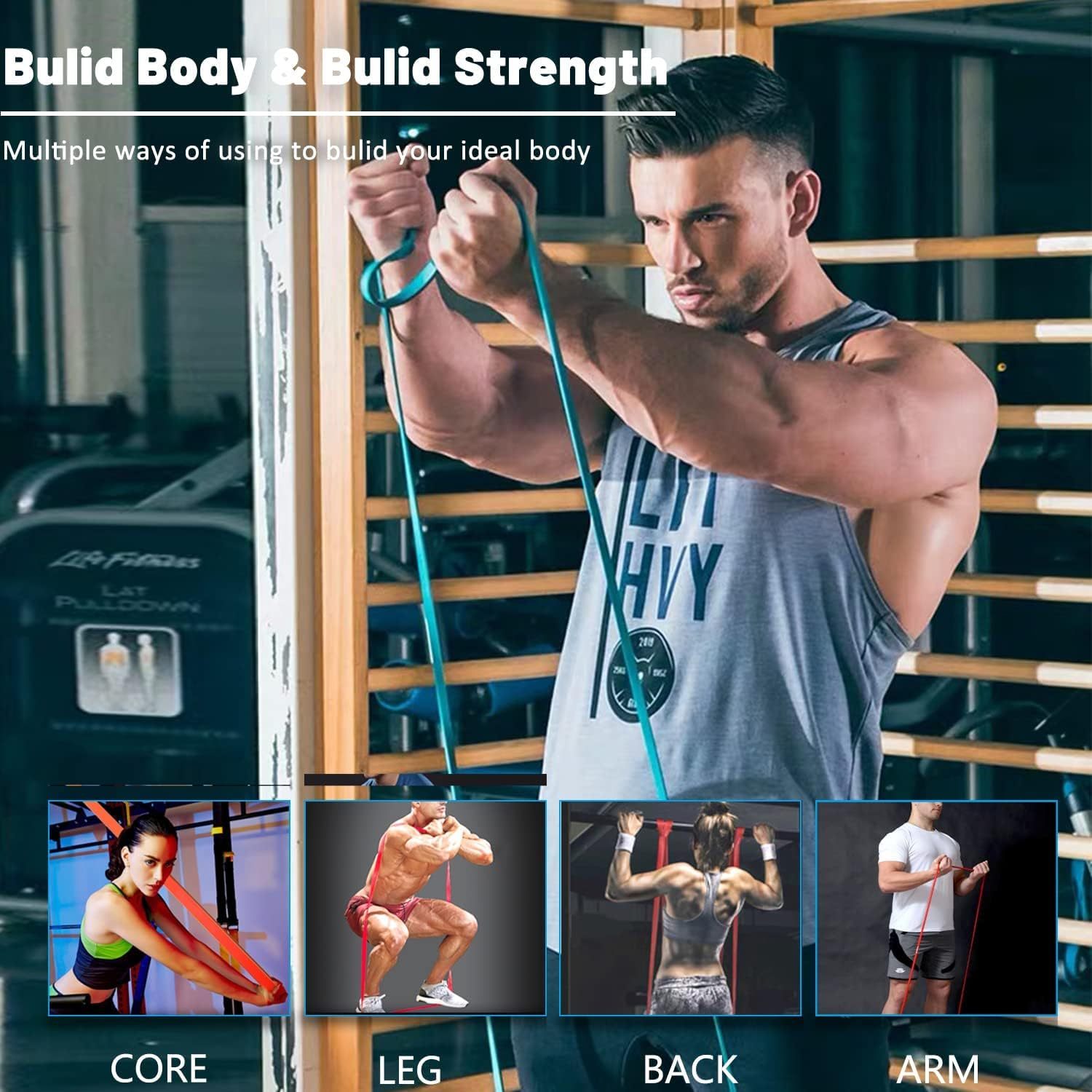 StrengthPro Bands – All-in-One Resistance Bands for Workouts