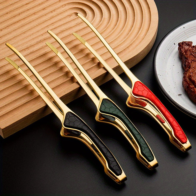 SteadyGrip – Premium Stainless Steel Tongs for Effortless Cooking