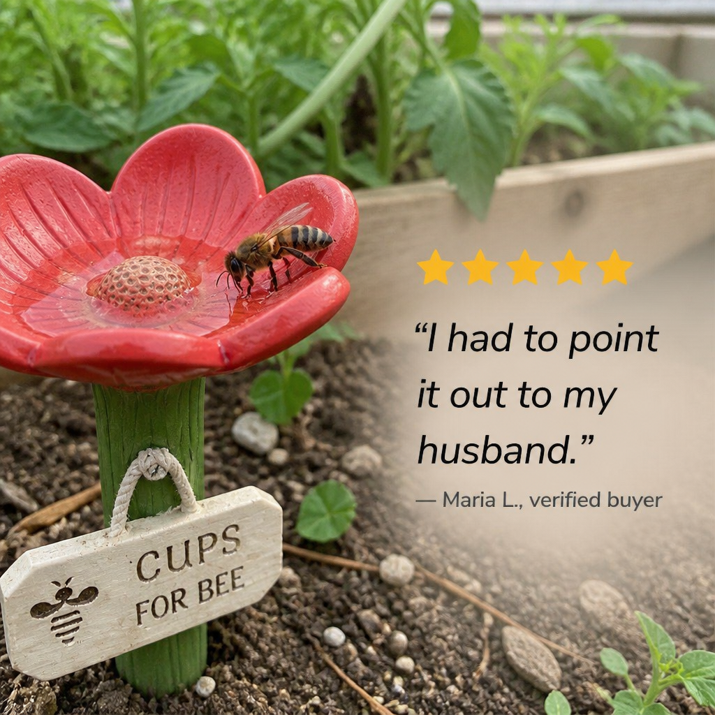 PurePollen™ — The Safe Sip Spot That Keeps Your Garden Buzzing Alive