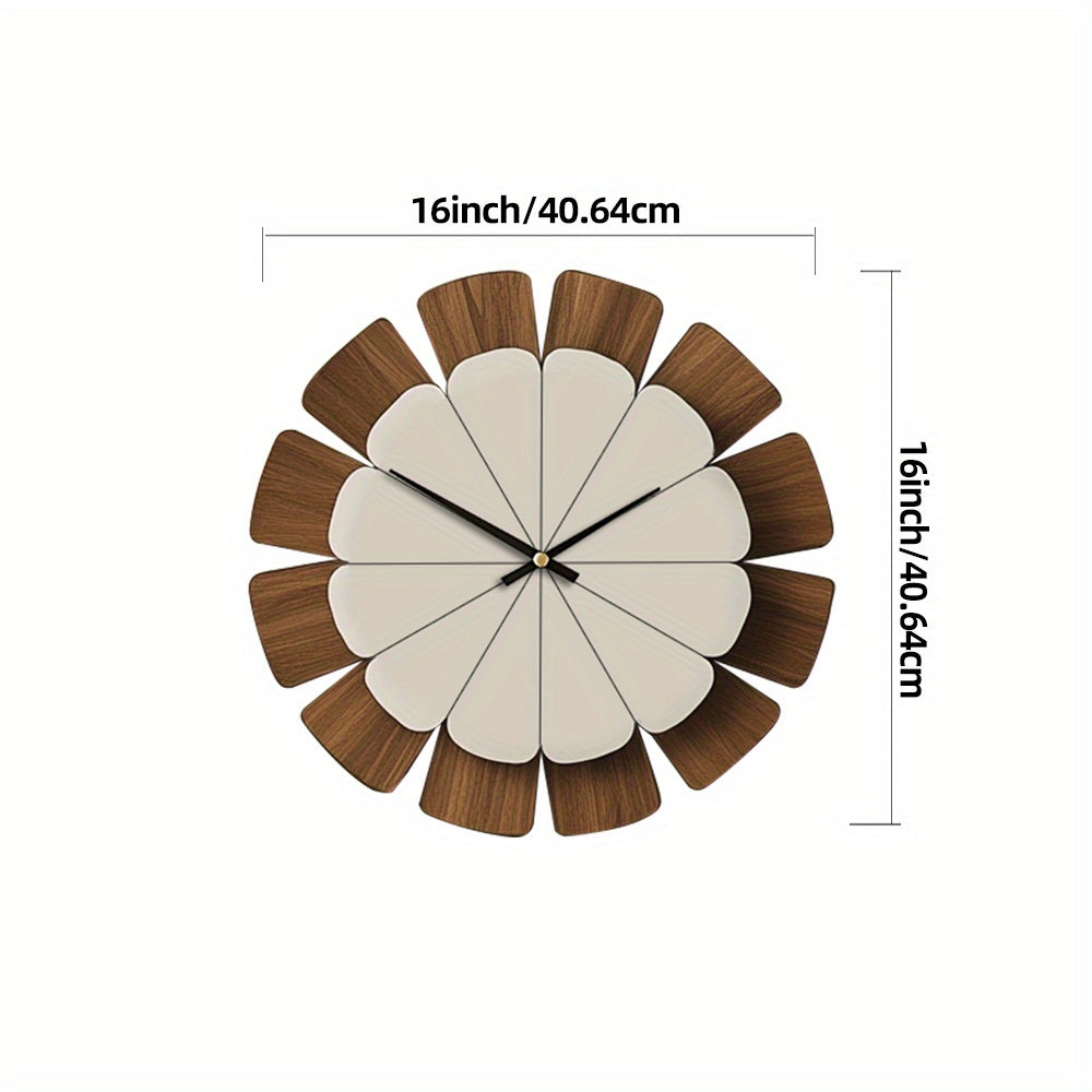 Serenity Circle – Elegant Silent Wooden Wall Clock