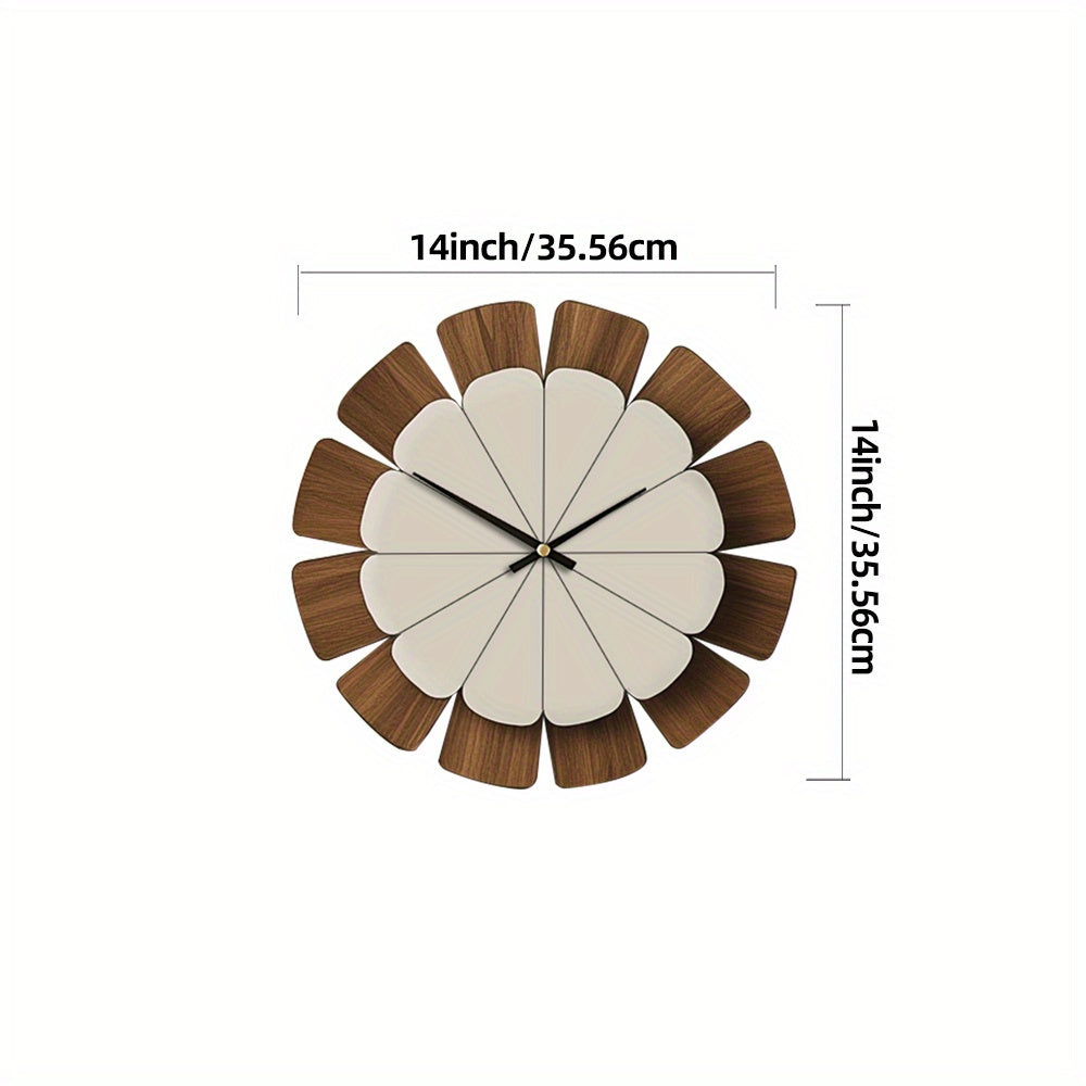 Serenity Circle – Elegant Silent Wooden Wall Clock