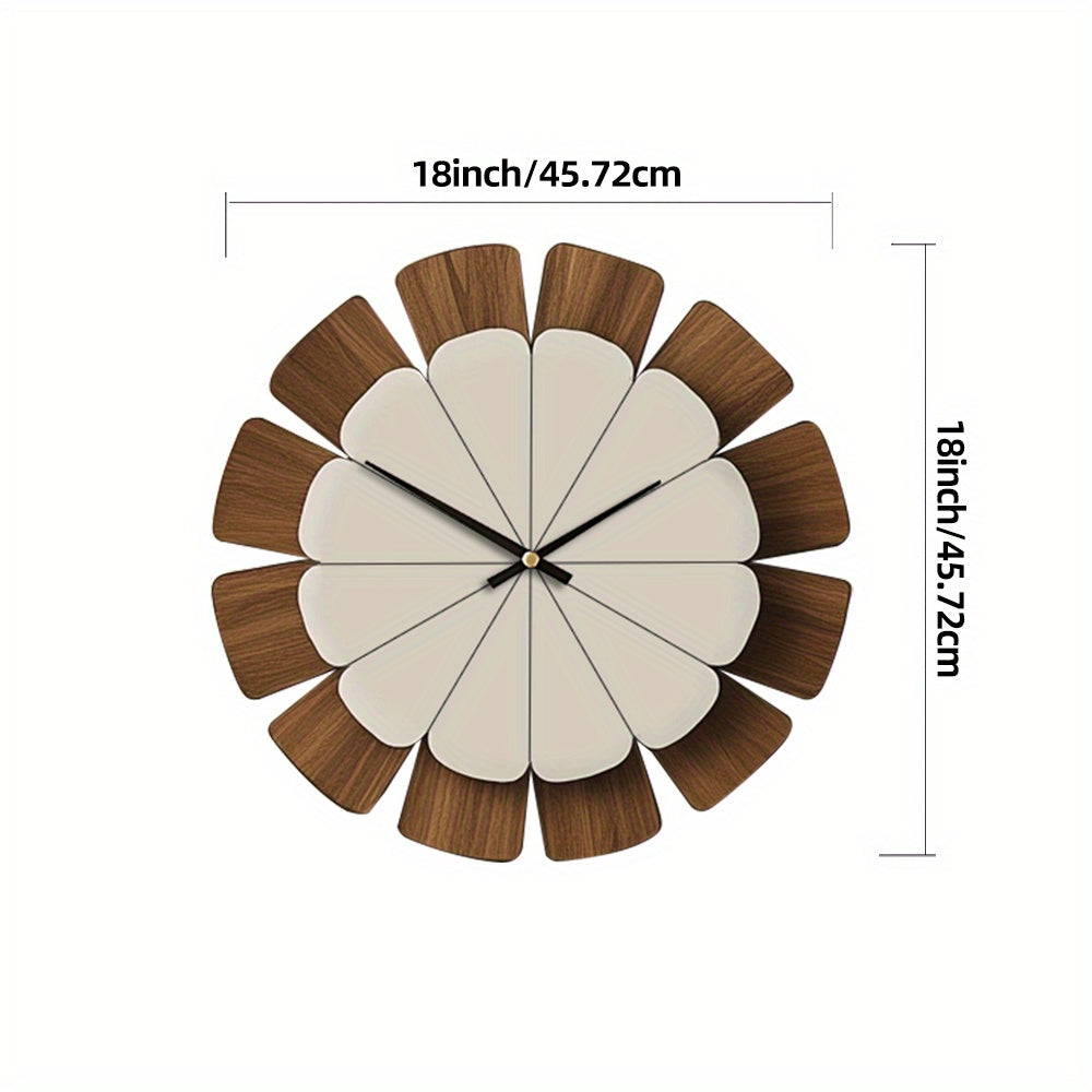 Serenity Circle – Elegant Silent Wooden Wall Clock