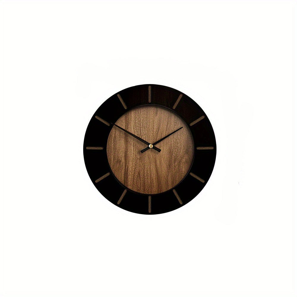 Heritage Timekeeper - Classic Round Wooden Wall Clock