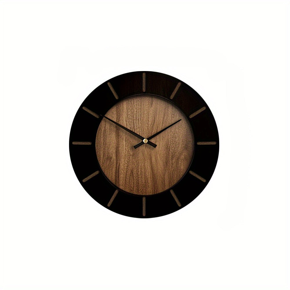 Heritage Timekeeper - Classic Round Wooden Wall Clock