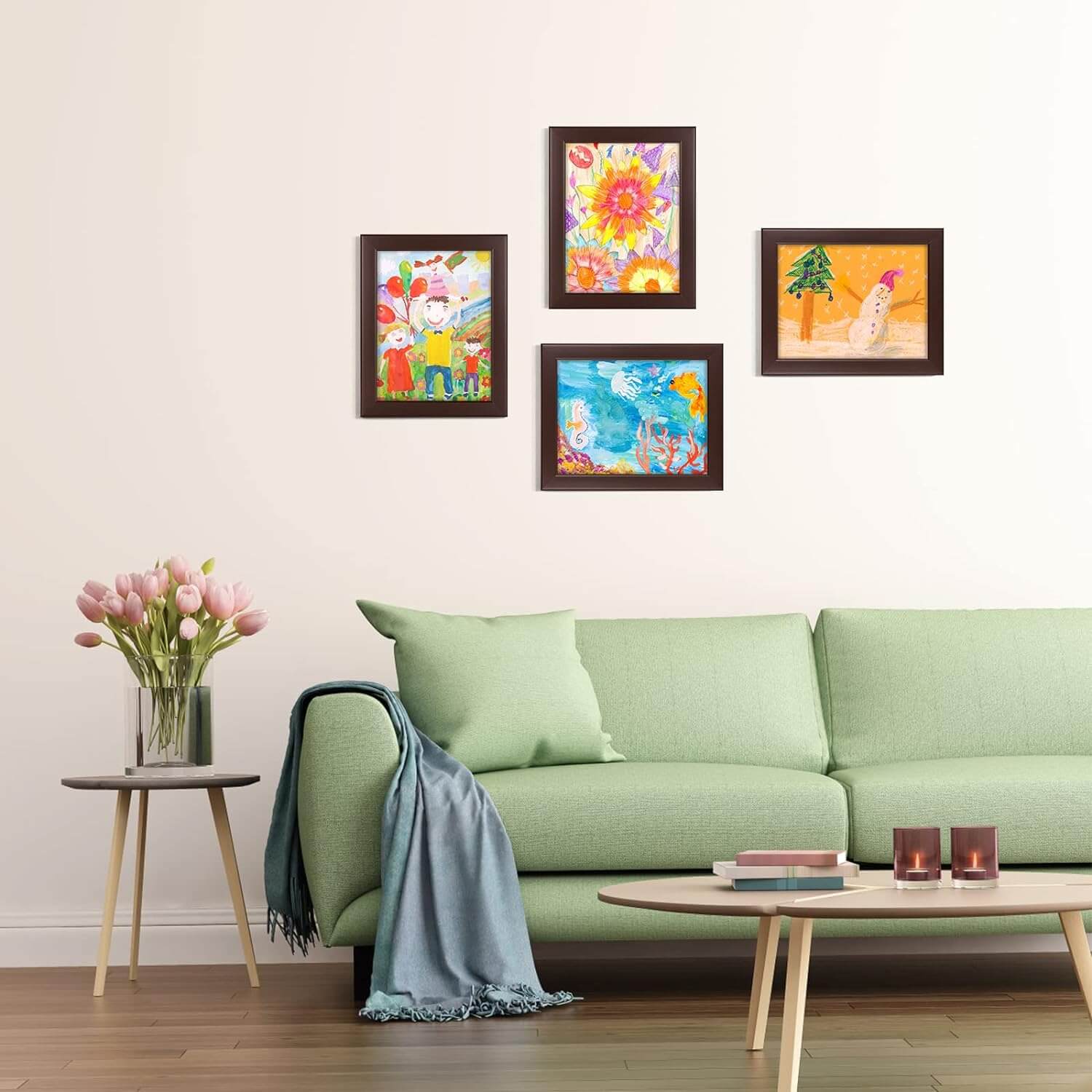 LumiCraft™ Frame — Turn Kid Clutter into Proud, Stylish Wall Art Instantly