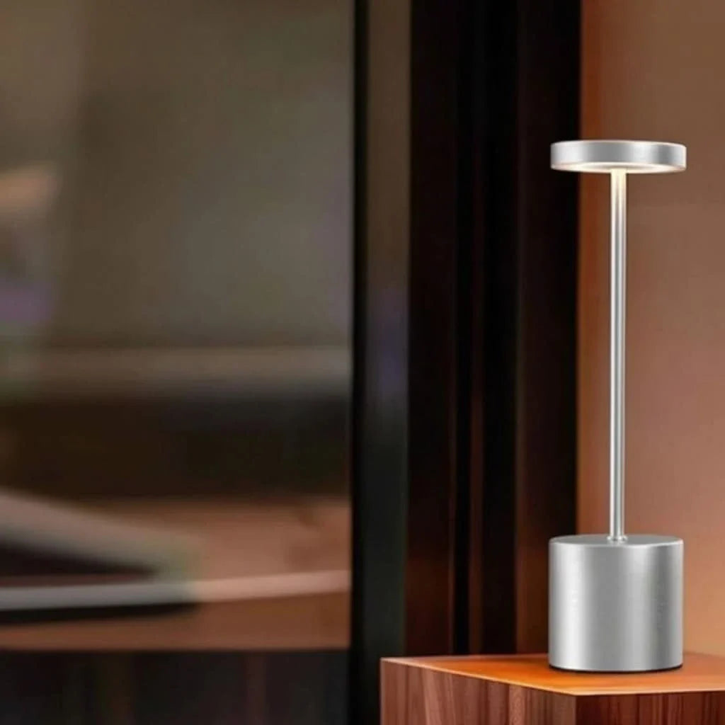 Portable LED Desk Lamp with Dimmable Light for Indoor and Outdoor Use