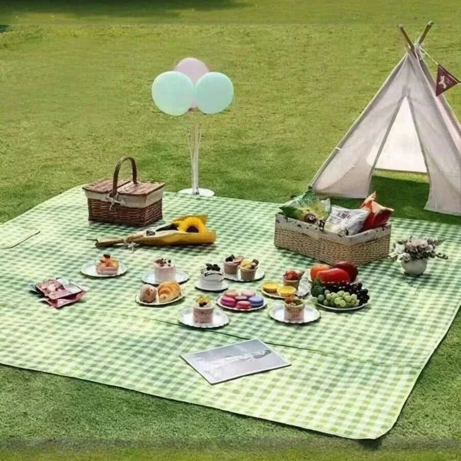Outdoor Picnic Blanket for Camping, Beach, and Travel Ground Cover