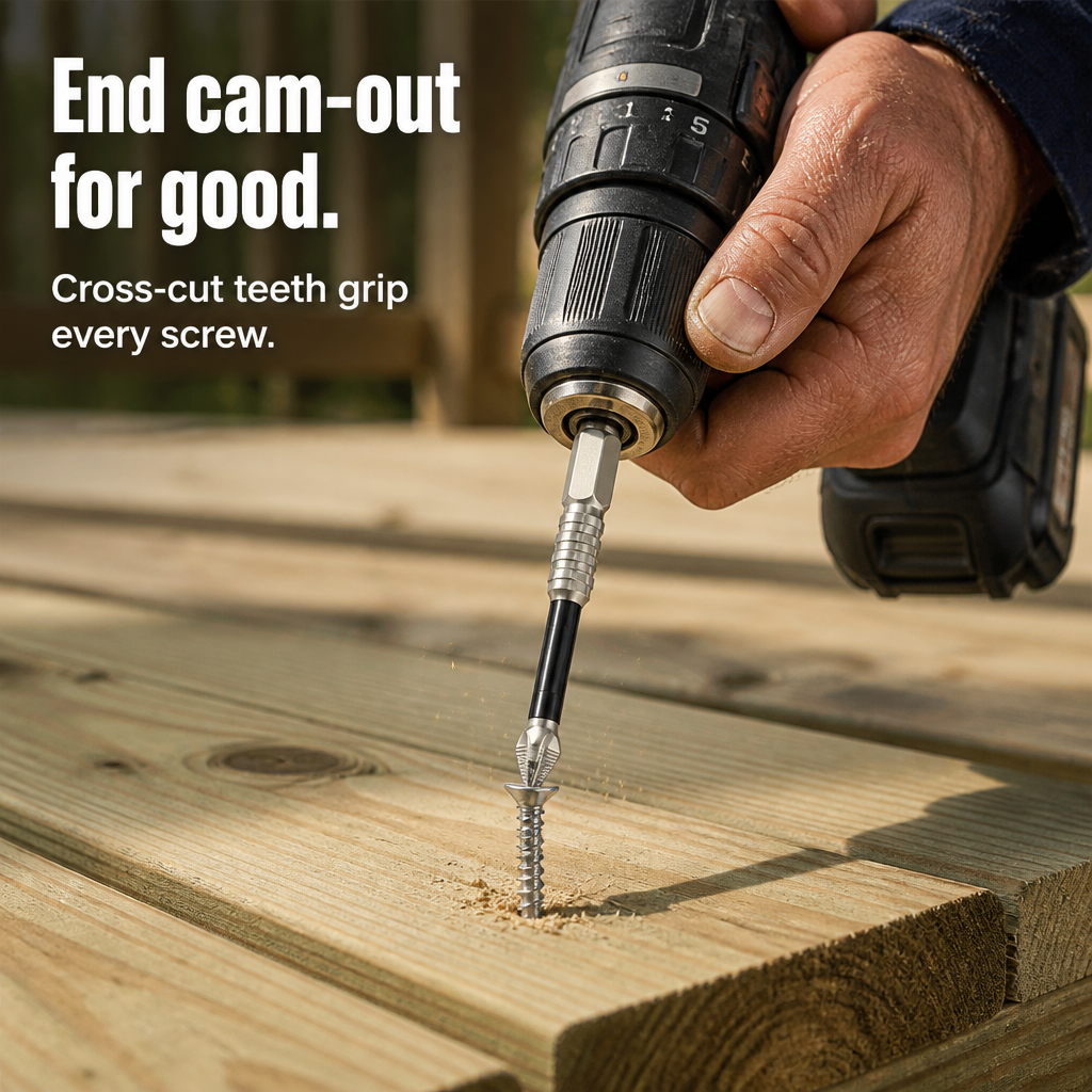 TitanBit Pro™ — Power Through Stripped Screws Without Bit Slips or Breakage