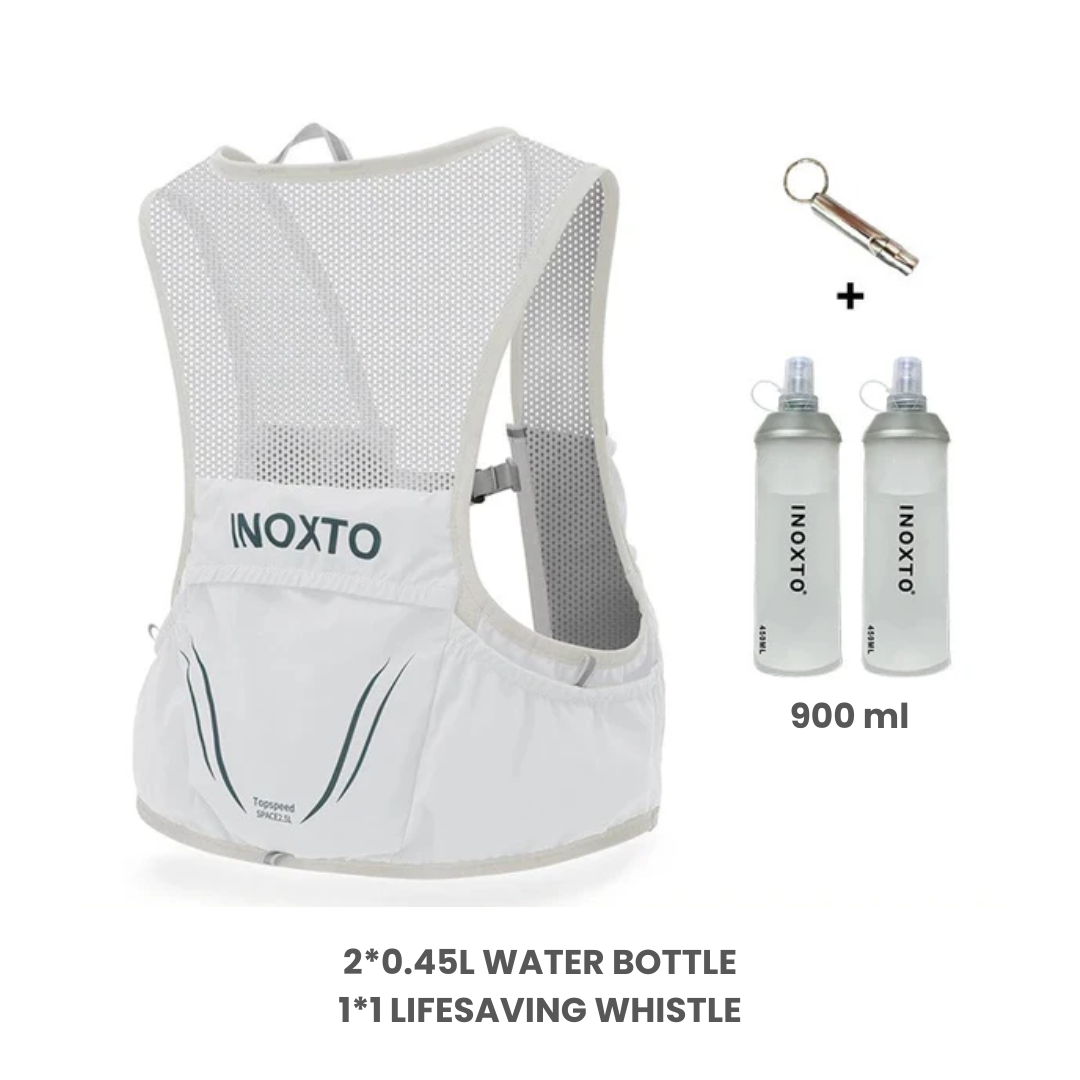 Hydration Pack for Trail Enthusiasts with Soft Bottles