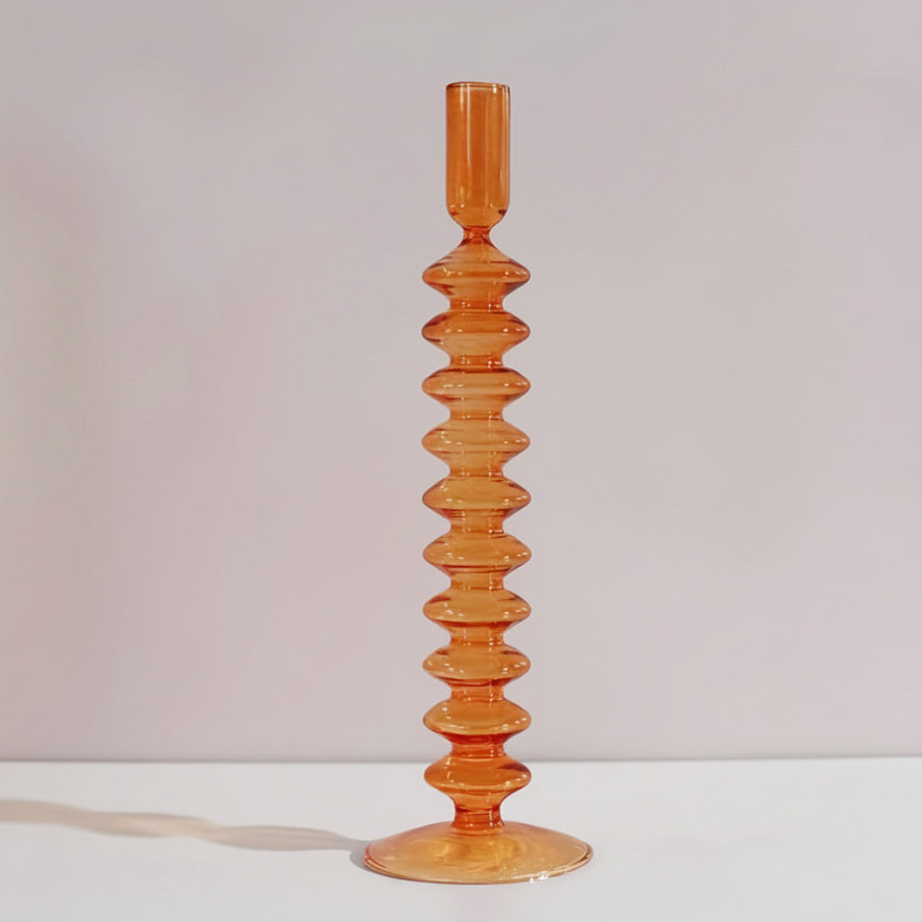 Elegant Glass Candle Holder and Vase for Modern Decor