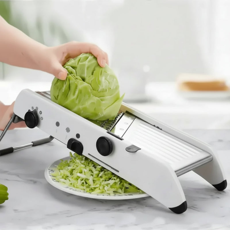 Versatile 18-in-1 Stainless Steel Slicing System for Your Kitchen
