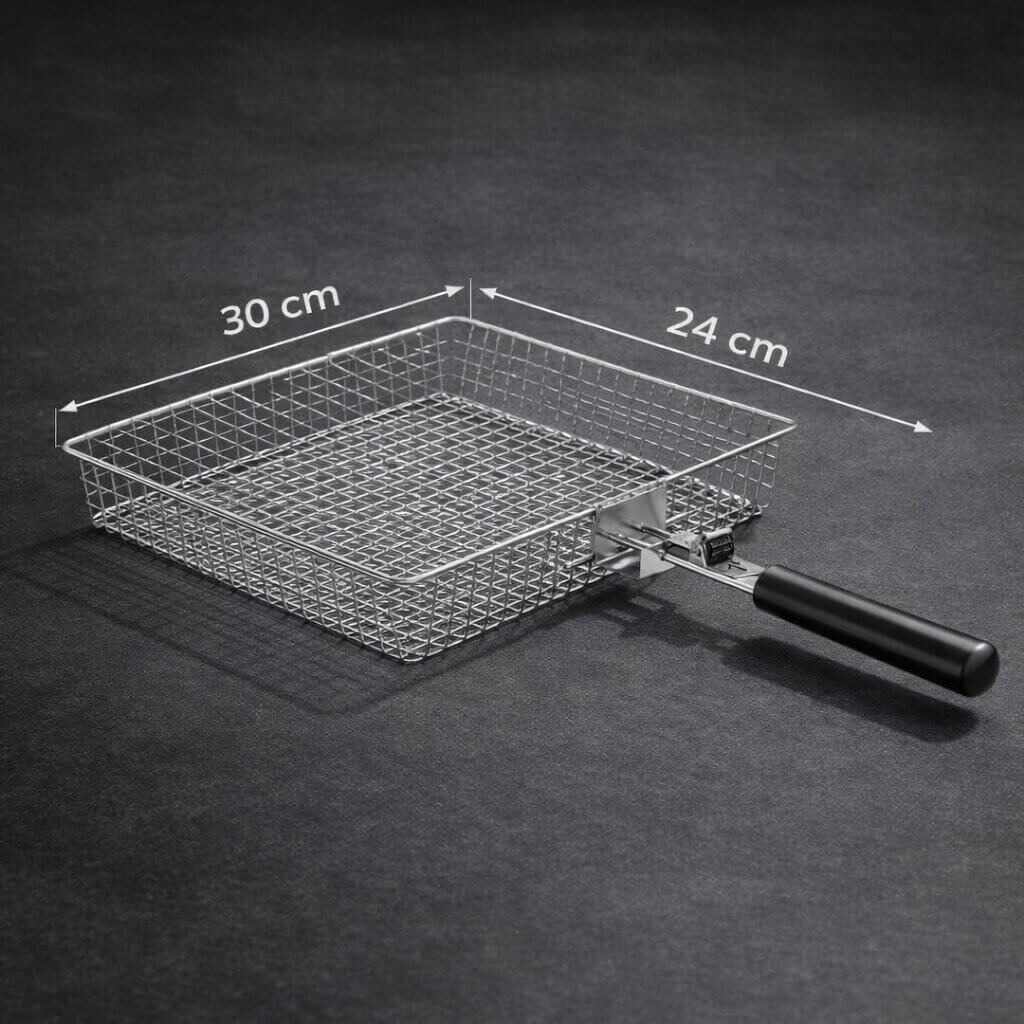 Grill Basket | Stainless Steel | Even Heat Distribution | BBQWend
