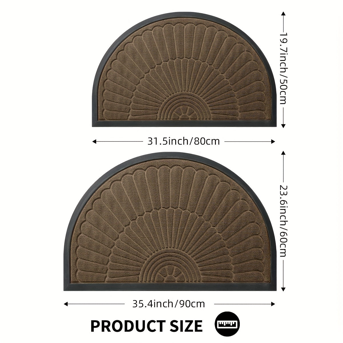 EntryGuard Ultra-Thin Welcome Mat for Home & Garage