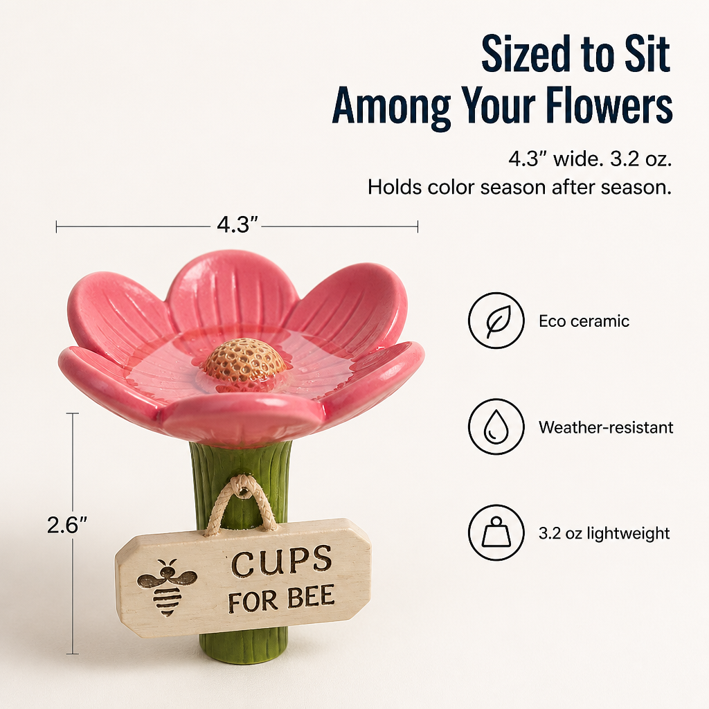 PurePollen™ — The Safe Sip Spot That Keeps Your Garden Buzzing Alive