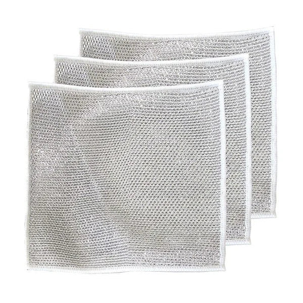 SteelWipe™ Dual-Action Cleaning Rags — Conquer Messes Effortlessly and Watch Your Home Glow