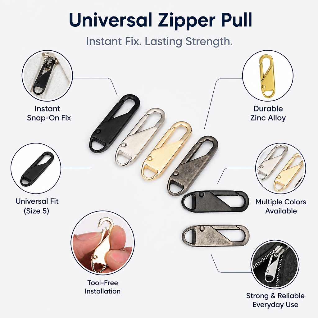 ZipSnapPro™ — Snap On Strength That Revives Every Zipper Instantly