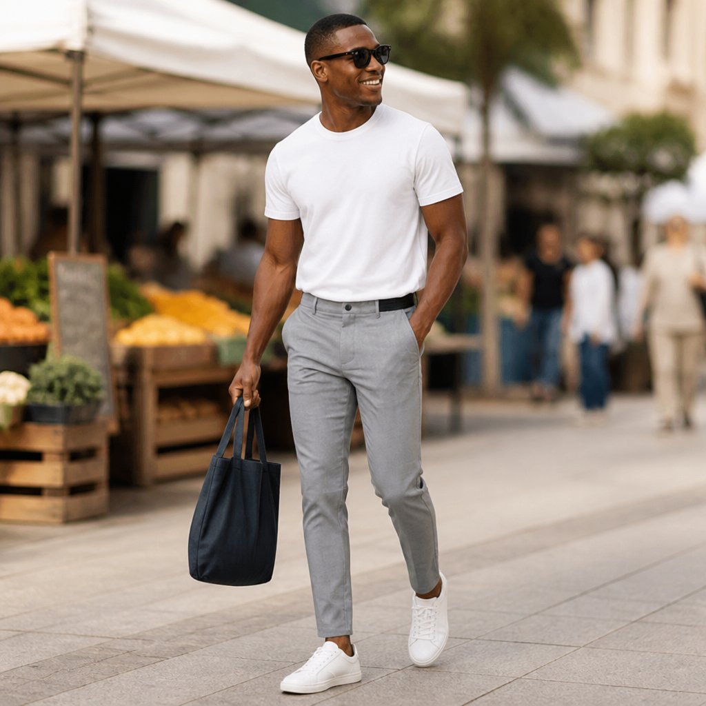 ApexFlex™ – Slim-Fit Stretch Cotton Chinos with Flex Waistband