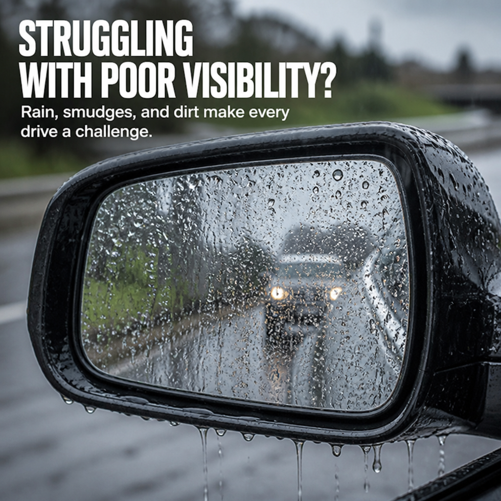 CrystalShield™ — Drive with Unshakable Clarity and Confidence in Every Storm