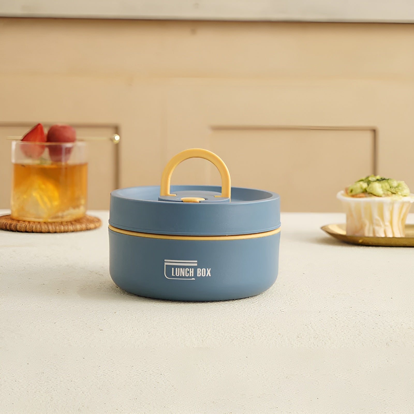 Smart Lunch Carrier with Layered Sections & Spill-Resistant Design | Comes with Stylish Tote