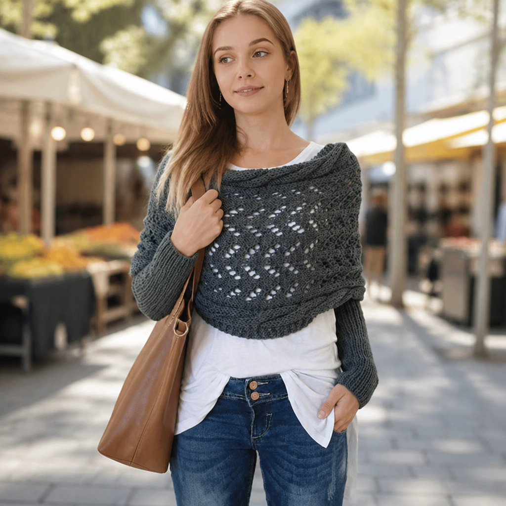 LuxeWeave™ — Wrap Yourself in Effortless Elegance and All-Day Cozy Confidence