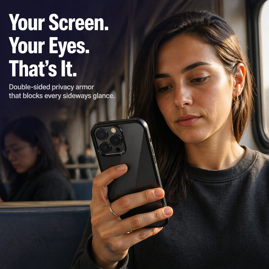 StealthGuard™ Privacy Armor — Stop Screen Peepers and Protect Both Sides Instantly