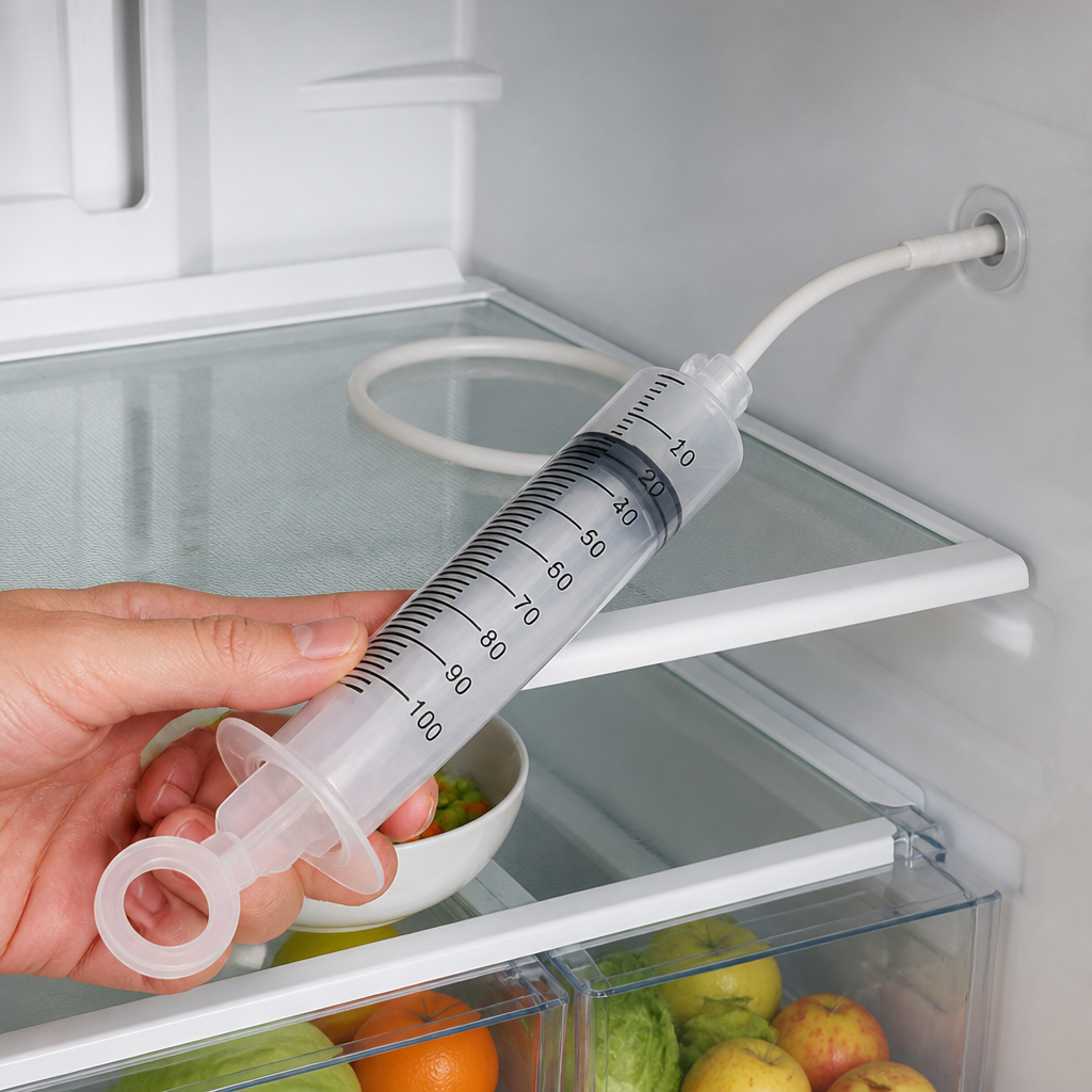 DrainEase™ — End Fridge Leaks and Stale Smells for Good