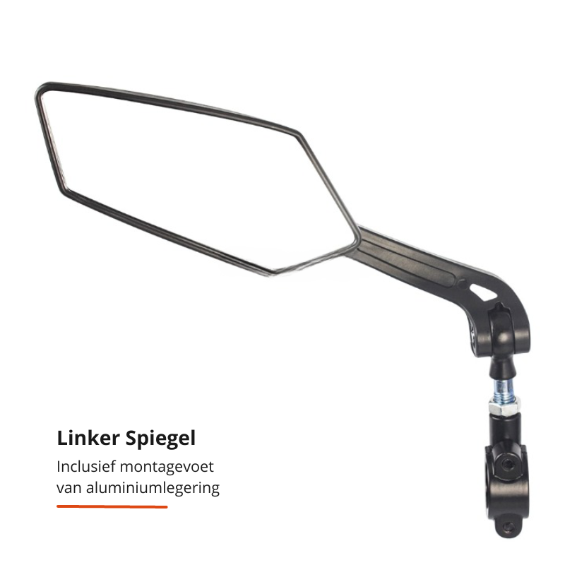 Universal Handlebar Mounted 360° Rearview Mirror for Bicycles, Left & Right