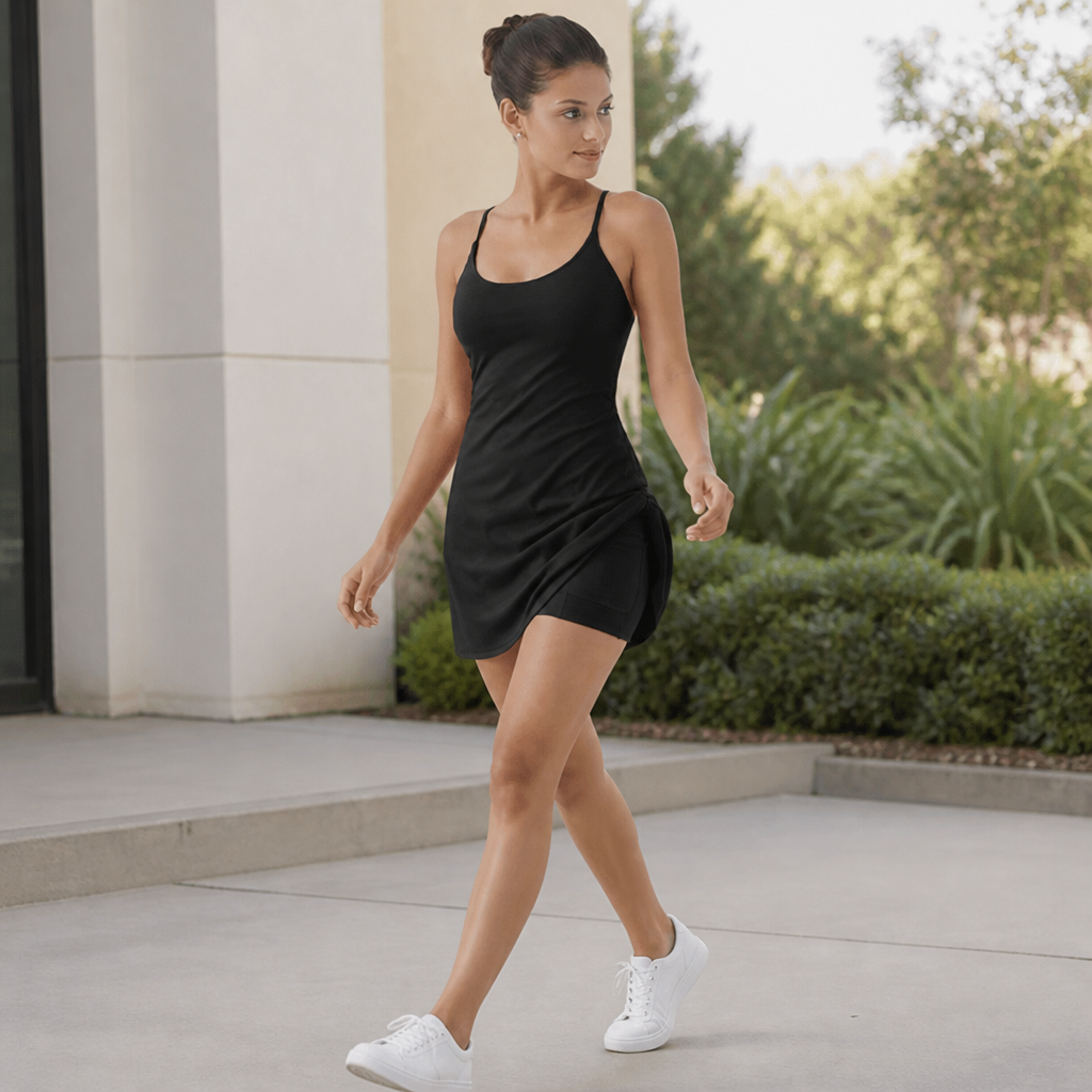 RadiantPace™ Athletic Dress — Unleash Total Confidence with Built-In Freedom and Flawless Comfort