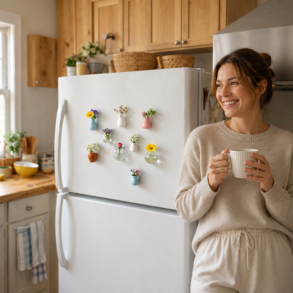 FloraMagna™ — Transform Your Fridge Into a Stunning Gallery of Joy and Order