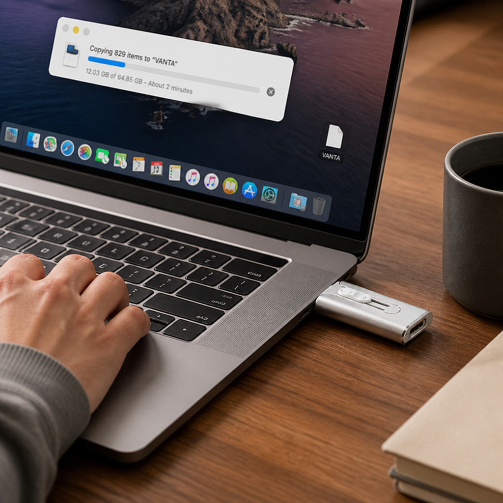 VantaFlash™ — Your Stylish, Unbreakable Vault for Every Memory and Moment