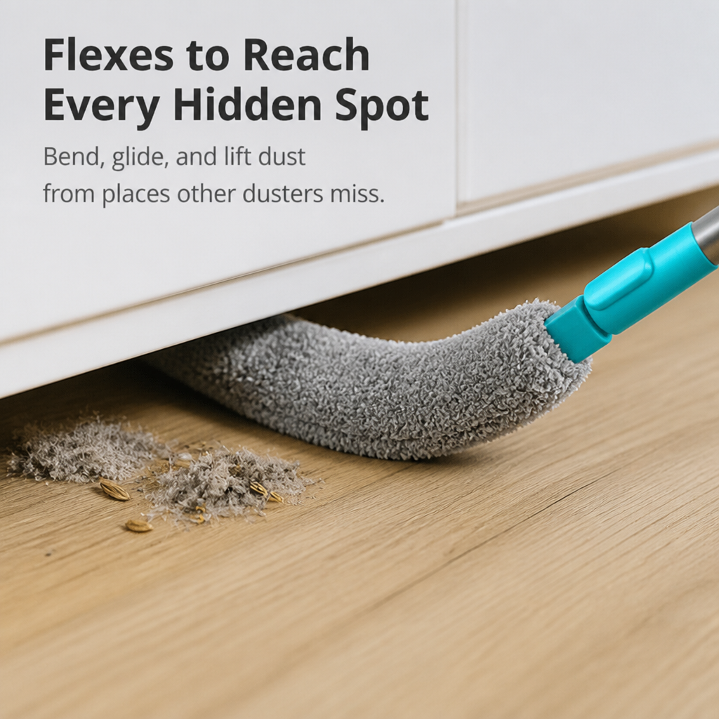 GlideClean™ — Clean Every Corner Without Bending or Back Pain