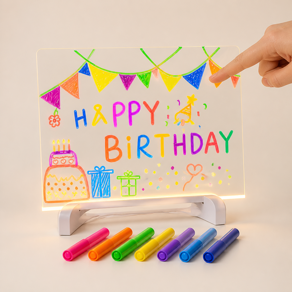 DazzlePop™ — Draw, Glow & Light Up Their Imagination Without the Mess