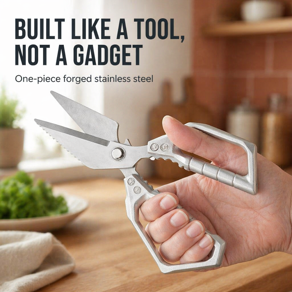 SharpEdgePro™ — Cut Through Chicken Bones, Shells & Herbs in a Flash