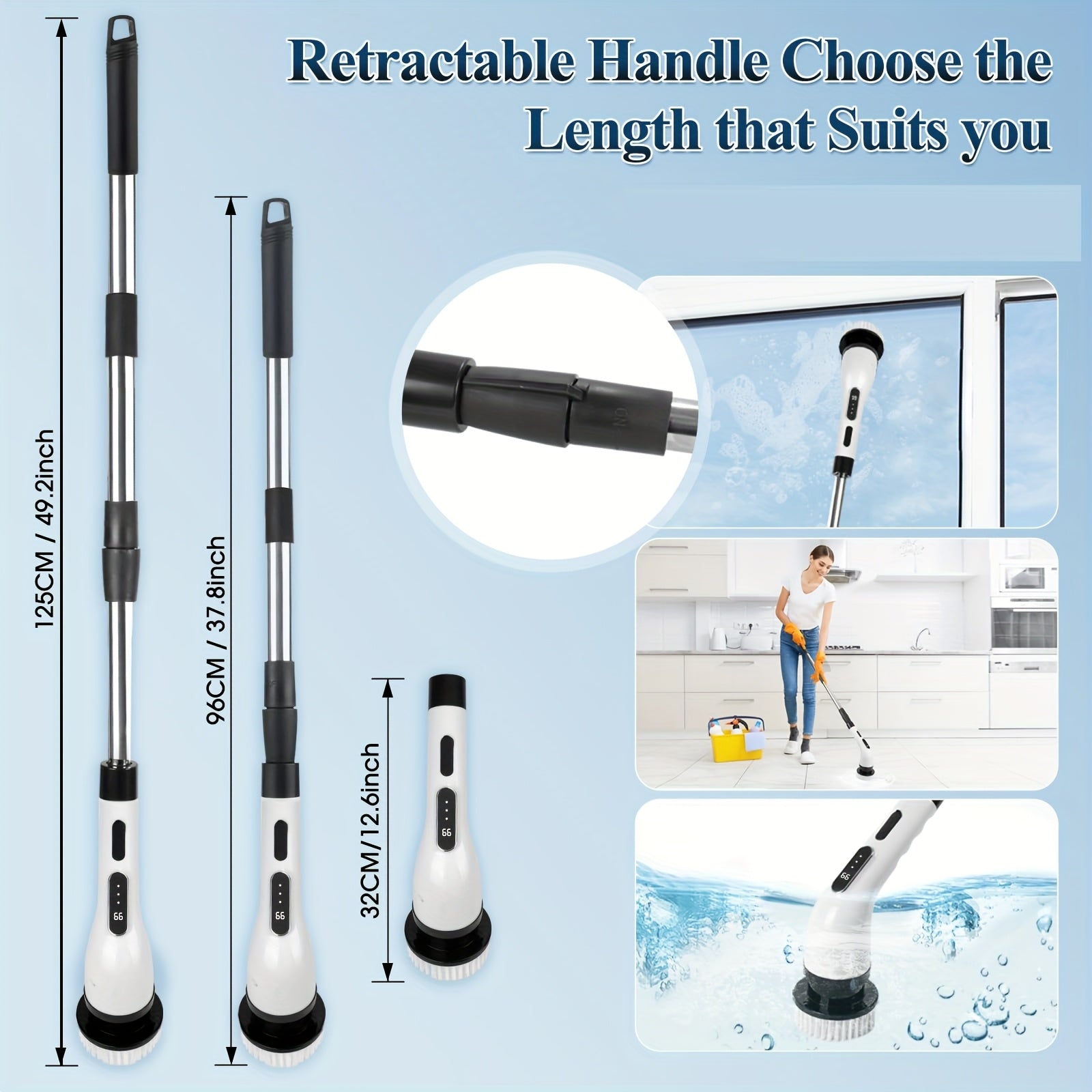 SparkClean - 9-in-1 Electric Cleaning Brush Toolkit for Home & Auto