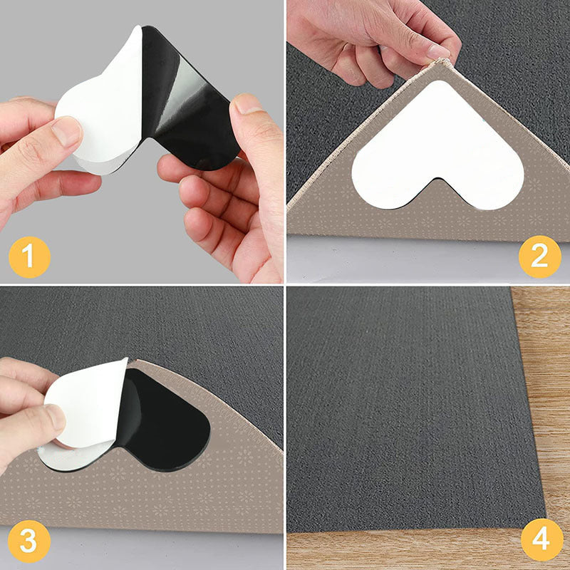 SlipHalo™ — Rug Corners Locked Tight for a Safer, Cozier Home