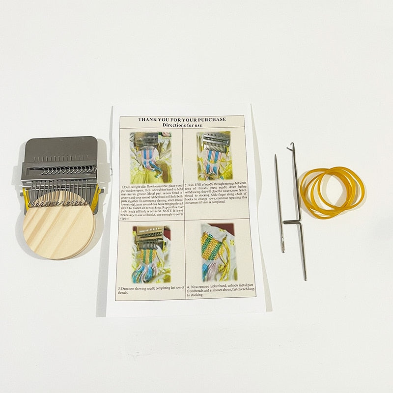 StitchCraft™ Mini Loom — Instantly Revive Your Clothes with Stunning, Stress-Free Creativity