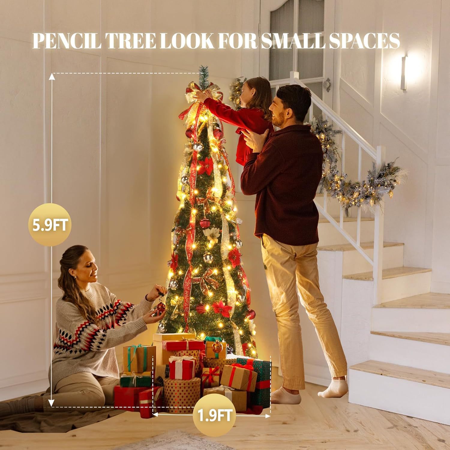 FiraLuxe™ Folding Christmas Tree — Effortless Holiday Glow That Sparks Joy Instantly