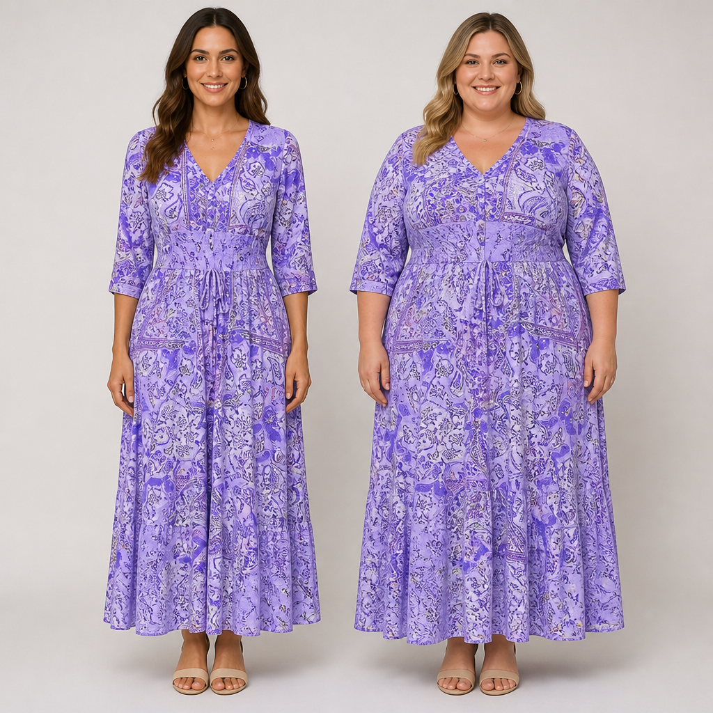 BlossomAura™ Floral Long Dress — Glide Through Life Radiating Effortless Confidence and Timeless Beauty