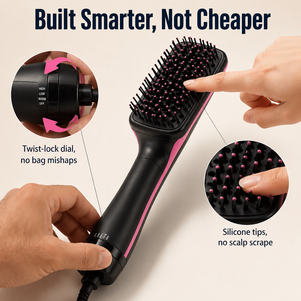 VivaLiss™ — Smooth Damp Hair Fast Without the Three-Tool Tumble