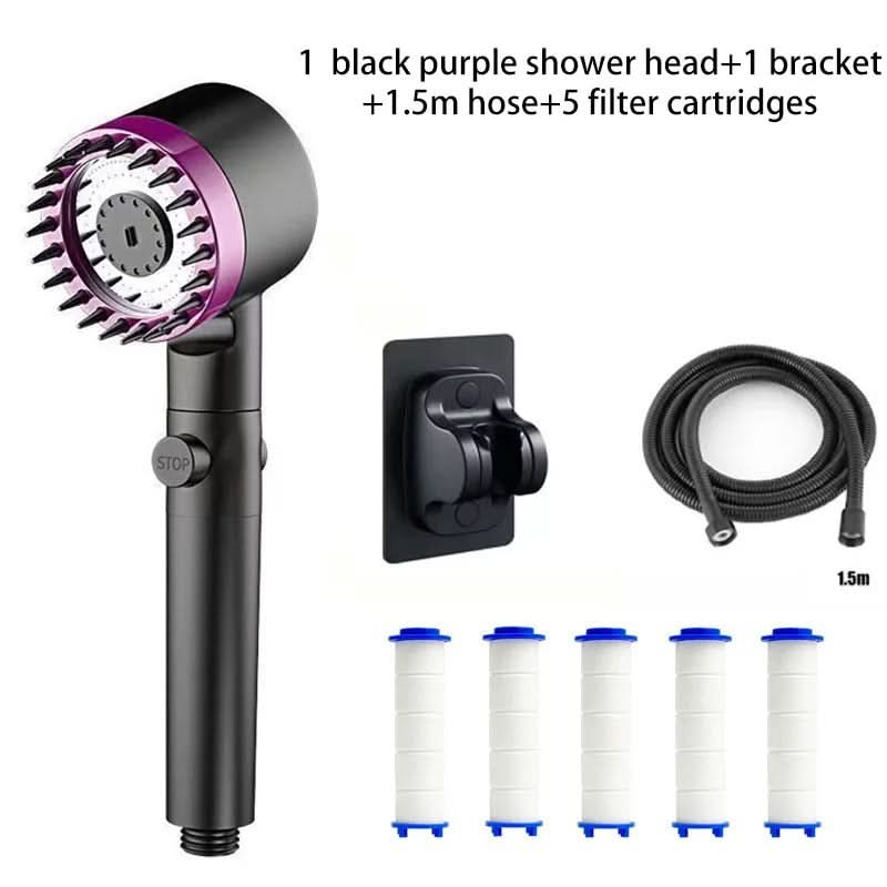 High-Pressure Shower Head with 3 Spray Settings