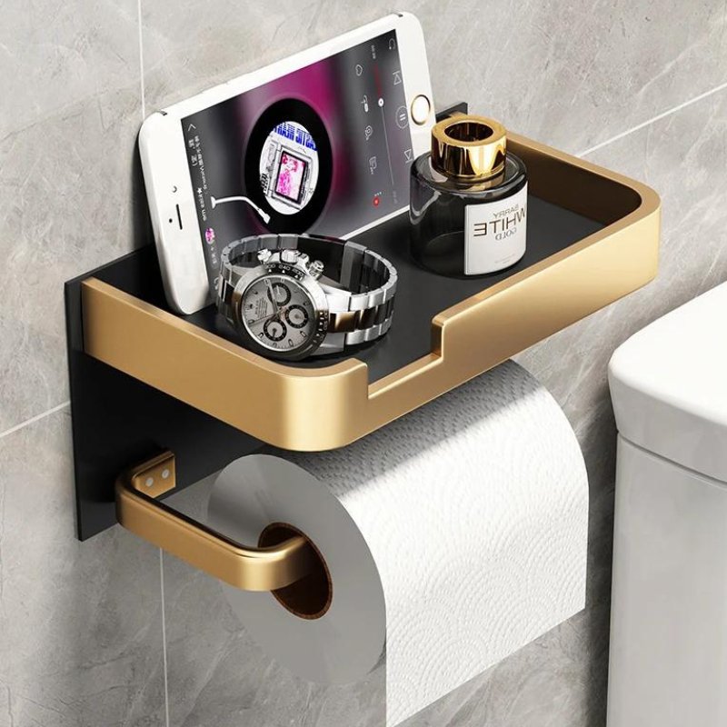 Toilet Paper Rack | Wall-Mounted | Metal Dispenser | BathLine