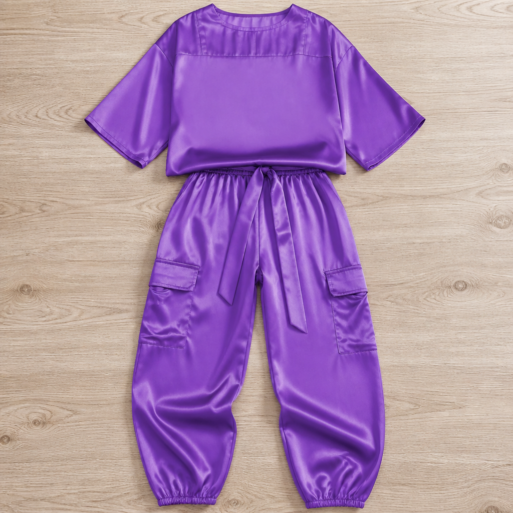 Celestiva™ Satin Sweater and Pants Set — Wrap Yourself in Cool, Effortless Elegance Every Day