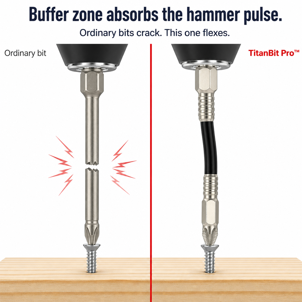 TitanBit Pro™ — Power Through Stripped Screws Without Bit Slips or Breakage