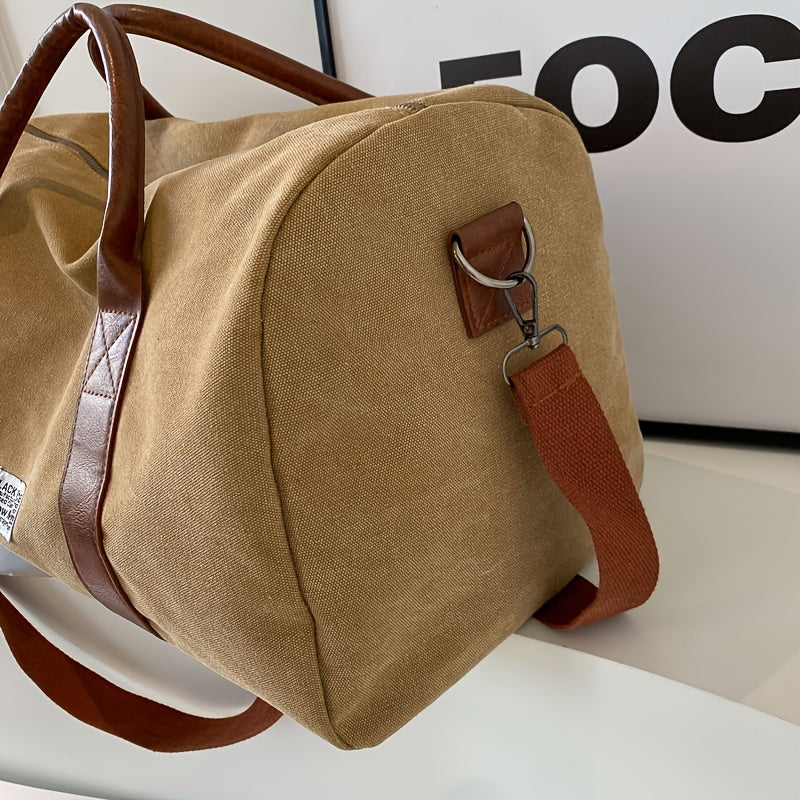 Traveler's Delight - Spacious Vintage Style Duffel Bag